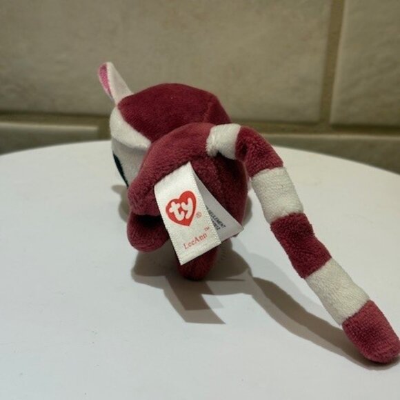 TY Beanie Boos Plush Lot of 3 Minis Pinky Owl,LeeAnn Lumur,Miles Leopard - Picture 7 of 10